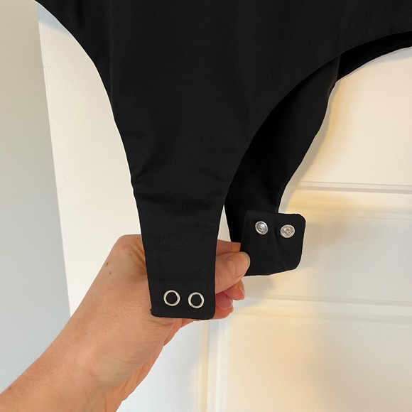 NWT Simons "Twik" Crew Neck Nylon Bodysuit - Picture 5 of 7